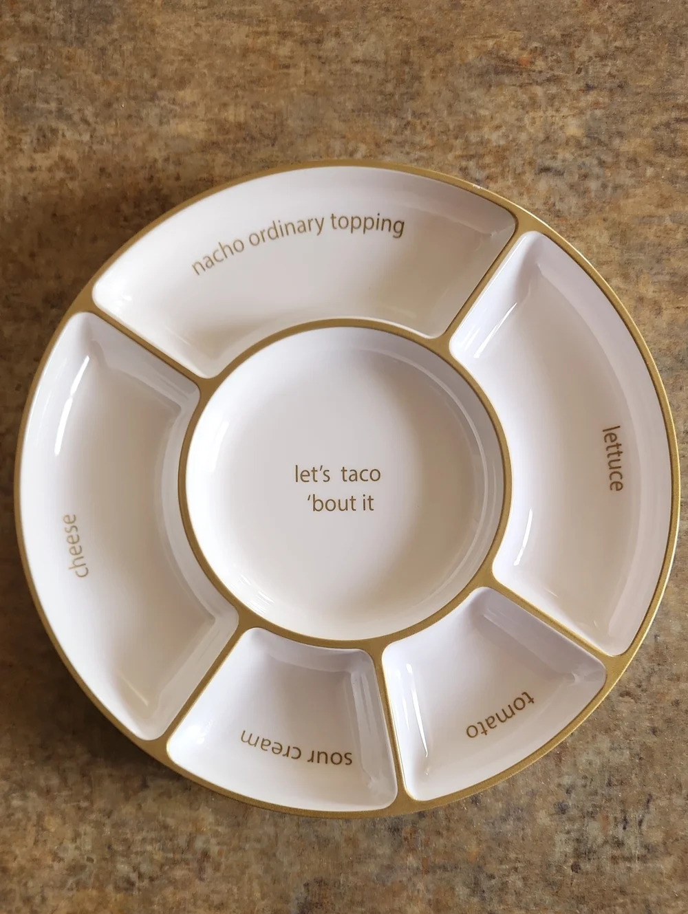 Rotating Taco Topping Tray